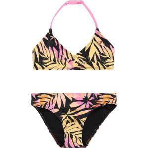Sportovní plavky 'ACTIVE JOY' Roxy žlutá / antracitová / pink
