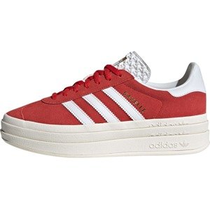 Tenisky 'Gazelle Bold' adidas Originals červená / bílá