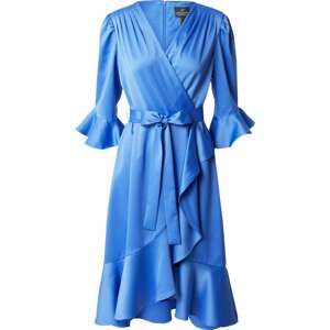 Koktejlové šaty Adrianna Papell modrá