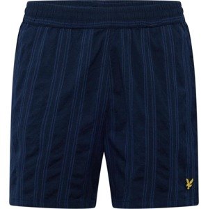 Kalhoty 'Barre' Lyle & Scott modrá / námořnická modř / zlatá / černá