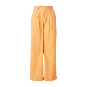 Kalhoty se sklady v pase 'Denise' Gina Tricot jasně oranžová