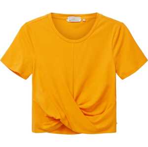 Tričko Tom Tailor Denim jasně oranžová