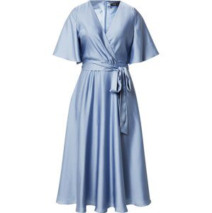 Koktejlové šaty SWING kouřově modrá