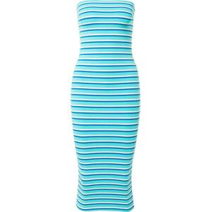 Šaty 'Florence' Gina Tricot modrá / námořnická modř / bílá