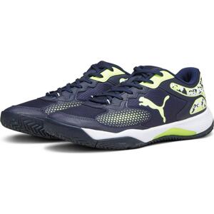 Sportovní boty 'Solarcourt' Puma námořnická modř / limone / bílá