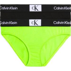 Bikiny Calvin Klein Underwear limetková / černá / bílá