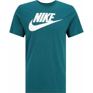 Tričko 'FUTURA' Nike Sportswear zelená / bílá
