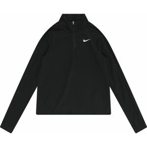 Funkční tričko Nike černá / stříbrná
