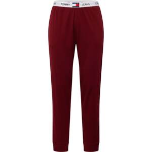 Kalhoty 'Heritage' Tommy Jeans námořnická modř / tmavě červená / bílá