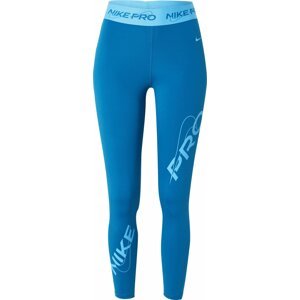 Sportovní kalhoty Nike aqua modrá / světlemodrá