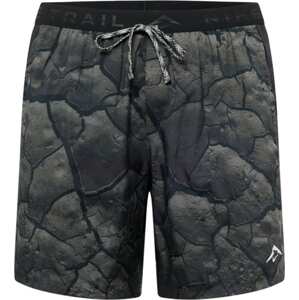 Sportovní kalhoty Nike šedobéžová / černá / bílá