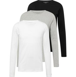 Tričko Tommy Hilfiger Underwear šedý melír / černá / bílá