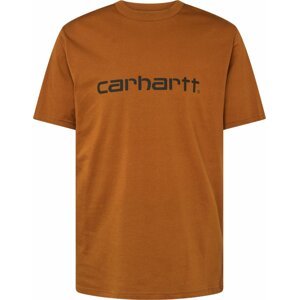 Tričko Carhartt WIP okrová / černá