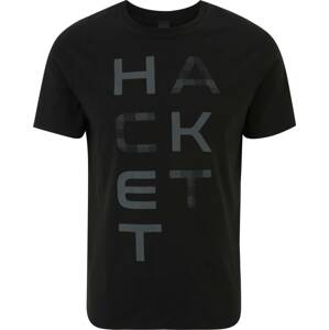 Tričko Hackett London tmavě šedá / černá