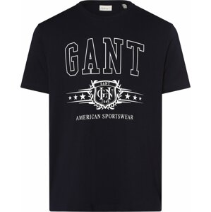 Tričko Gant noční modrá / bílá