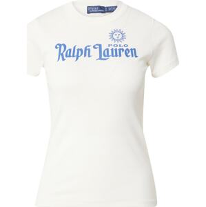 Tričko Polo Ralph Lauren krémová / námořnická modř
