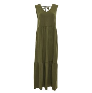 Threadbare Letní šaty 'Byers Tiered' olivová