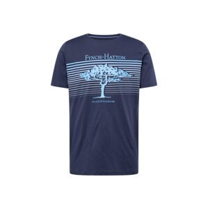 FYNCH-HATTON Tričko námořnická modř / světlemodrá