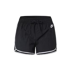 Nike Sportswear Kalhoty  černá / bílá