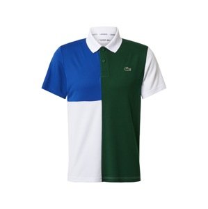 Lacoste Sport Funkční tričko modrá / tmavě zelená / bílá