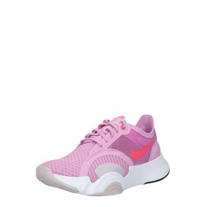 NIKE Sportovní boty 'SuperRep Go'  šedá / pink / světle růžová