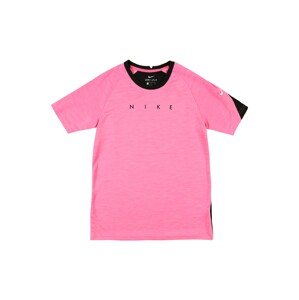 NIKE Funkční tričko 'Academy'  pink / černá / bílá