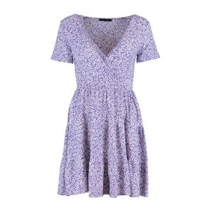 Trendyol Letní šaty  světle fialová / bílá