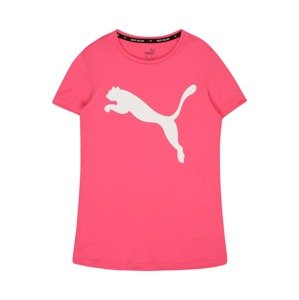 PUMA Funkční tričko  světle růžová / bílá