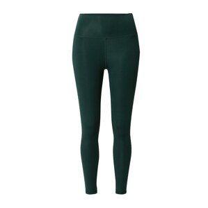 ADIDAS PERFORMANCE Sportovní kalhoty tmavě zelená / černá