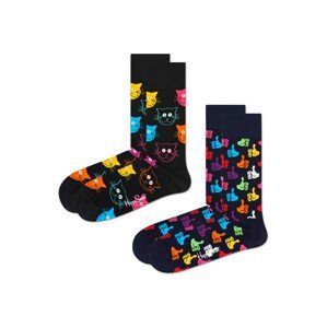 Happy Socks Ponožky  noční modrá / žlutá / pink / černá
