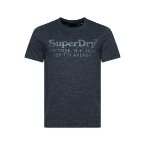 Superdry Tričko tmavě šedá
