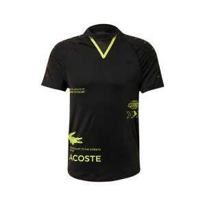 Lacoste Sport Funkční tričko  svítivě žlutá / černá