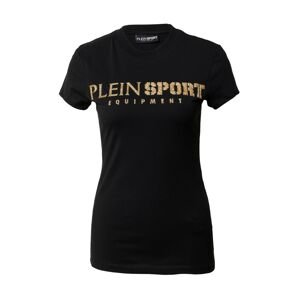 Plein Sport Tričko  zlatá / černá