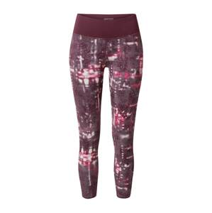 ESPRIT SPORT Sportovní kalhoty pink / bordó / bílá