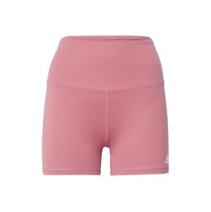 ADIDAS SPORTSWEAR Sportovní kalhoty  růžová / bílá