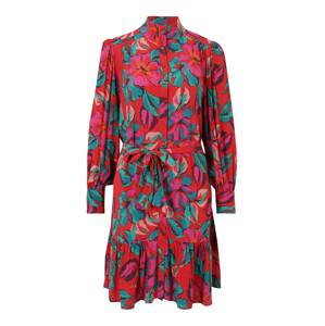 Y.A.S Petite Košilové šaty 'MIRIS' velbloudí / nefritová / pitaya / červená