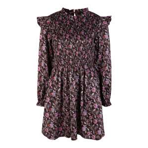 Gap Petite Košilové šaty stříbrně šedá / fialová / ostružinová / růžová