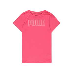 PUMA Funkční tričko 'Favorites'  pink / bílá