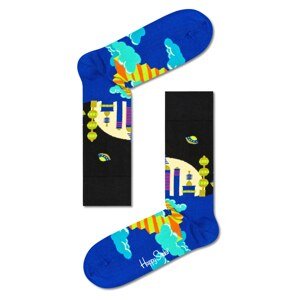 Happy Socks Ponožky  modrá / zelená / červená / černá