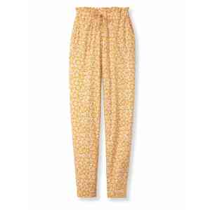 CALIDA Pyžamové kalhoty  medová / starorůžová / bílá
