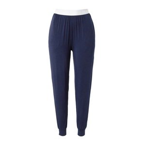 HUGO Pyžamové kalhoty 'Unite'  marine modrá / světle šedá / bílá