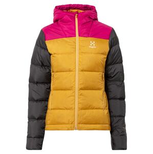 Haglöfs Outdoorová bunda 'Bield' zlatá / pink / černá