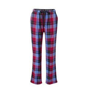 Tommy Hilfiger Underwear Pyžamové kalhoty námořnická modř / tyrkysová / jasně oranžová / bordó