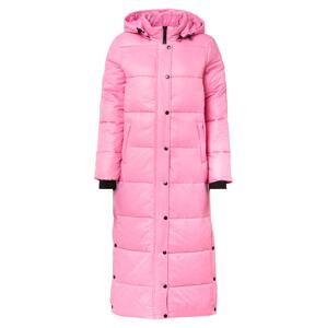 SISTERS POINT Zimní kabát 'DUSTY' pink / černá