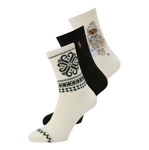 Polo Ralph Lauren Ponožky  béžová / hnědá / černá / bílá
