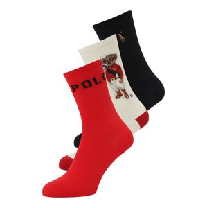 Polo Ralph Lauren Ponožky  hnědá / červená / černá / bílá