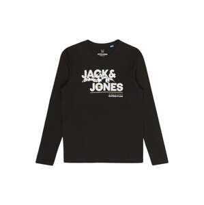 Jack & Jones Junior Tričko 'HUNTER'  černá / bílá