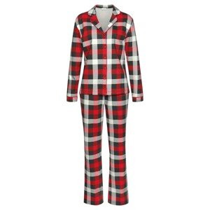 LASCANA Pyžamo červená / černá / bílá