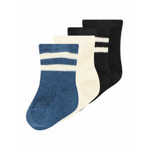 Lindex Ponožky  marine modrá / černá / bílá