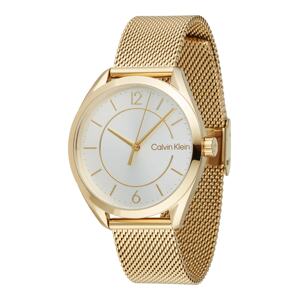 Calvin Klein Analogové hodinky zlatá / bílá